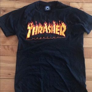 black thrasher shirt